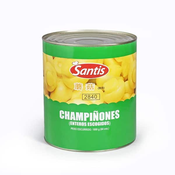 Champiñones "Santis" x 2.84 Kg / Lata - Caja x 6 Latas