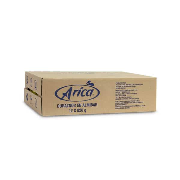 Duraznos en Almíbar "ARICA" x 820 gr (Caja x 12 latas)