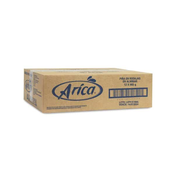 Piña en Almíbar "ARICA" x Caja x 12 latas de 565 gr c/u