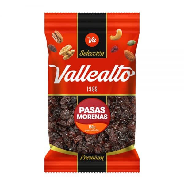 VALLEALTO - PASAS MORENAS BL X 150GR