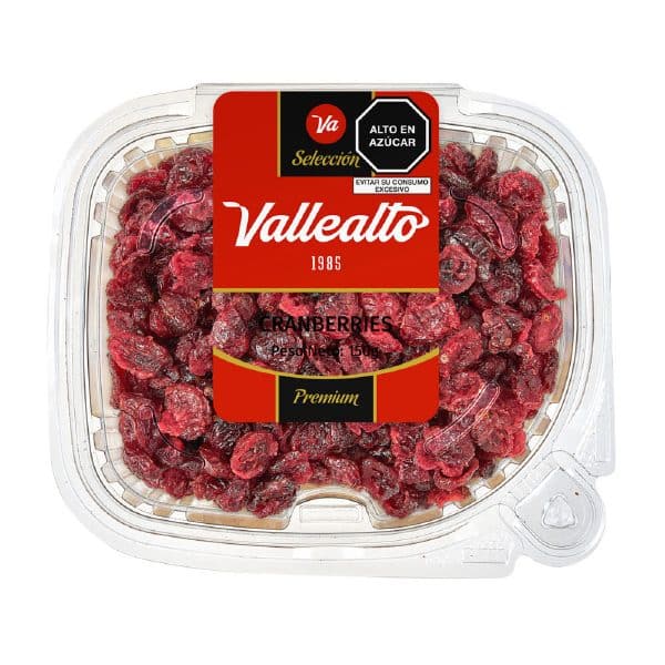 Vallealto - Arándanos Rojos (Cranberries) x 150 gr