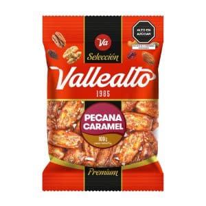 Vallealto - Pecanas Caramel Bolsa x 100 gr